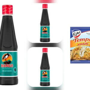 Kecap Bango 3x275ml - Buy 3 get 1 free Kobe Tempe Kriuk