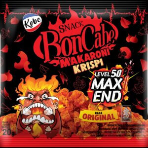 Boncabe Makaroni Snacks Level 50 - 20g (extremt starka)