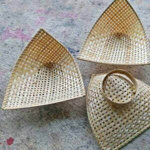 Piring Pincuk Bambu