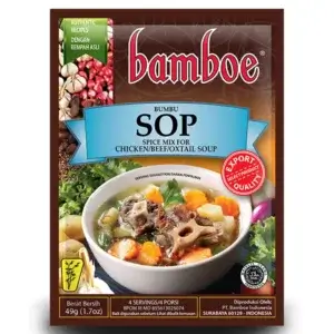 Bamboe SOP 49g - kryddmix indonesisk kyckling/biffsoppa