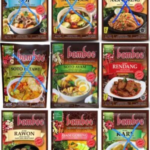 Paket Bamboe Kryddmixar 10st + 1 extra Bamboe kryddmix