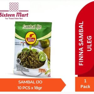 Finna Sambal Uleg Ijo 10x18 g - green chili sambal