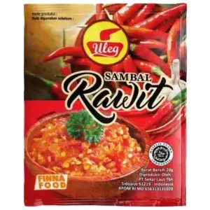 Finna Sambal Uleg Rawit 10x18 g - chili sambal med chayennesmak